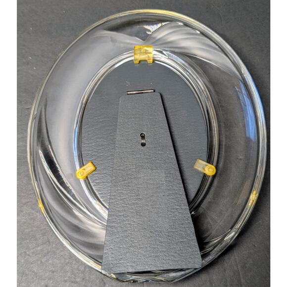 Home Beautiful Crystal Picture Frame 11.5x9.5" W. Germany Holds 5x7 Frosted READ - Picture 2 of 8